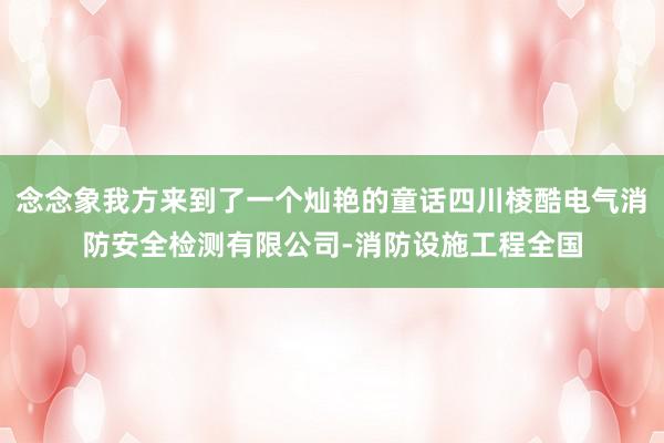 念念象我方来到了一个灿艳的童话四川棱酷电气消防安全检测有限公司-消防设施工程全国